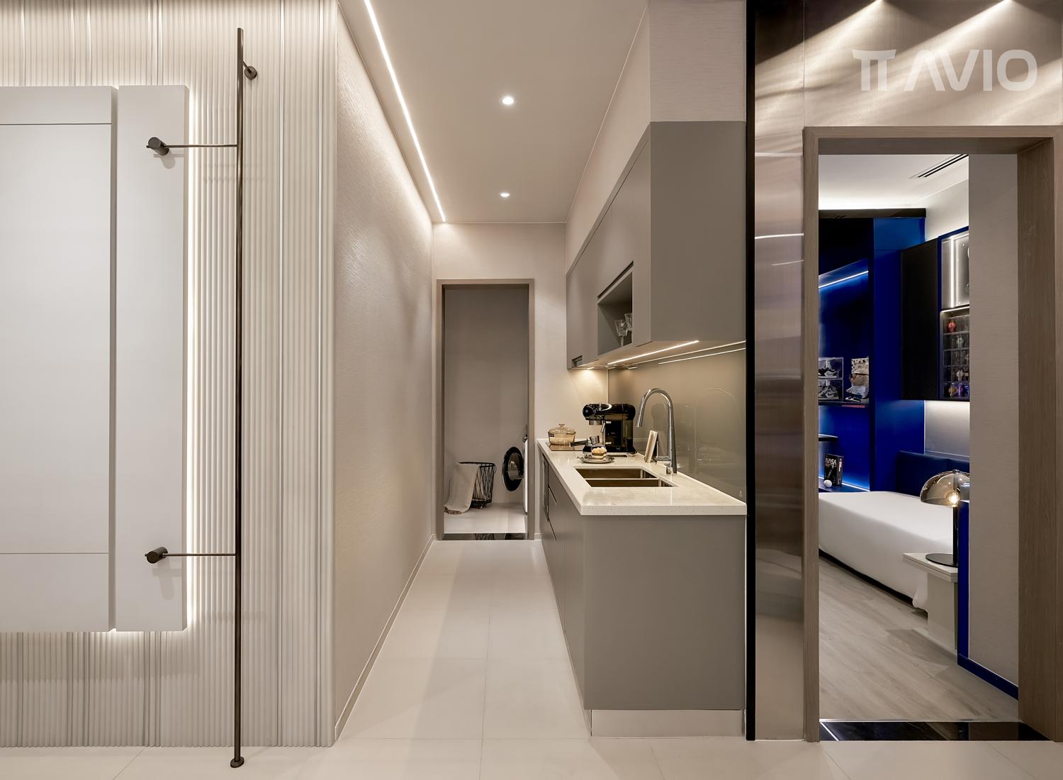 Không gian căn hộ mẫu 62m2 TT Avio — tham chiếu phong cách bàn giao